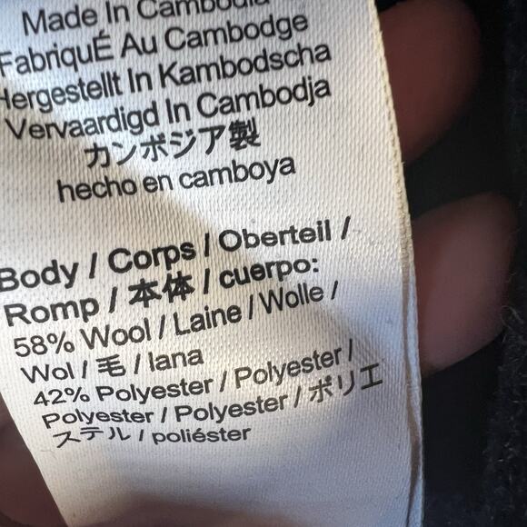 J Crew Shirt Jacket Womens XL Wool Blend Shacket Heather Charcoal EUC - Picture 9 of 11